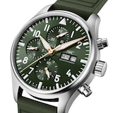 IWC Pilot's Chronograph 43mm Mens Watch Green