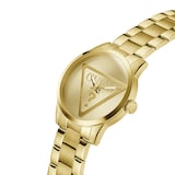 Guess Badge 44mm Mens Watch Gold