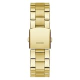 Guess Badge 44mm Mens Watch Gold