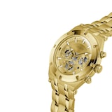 Guess Continental 44mm Mens Watch Gold