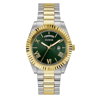 Guess Connisseur 42mm Mens Watch Green