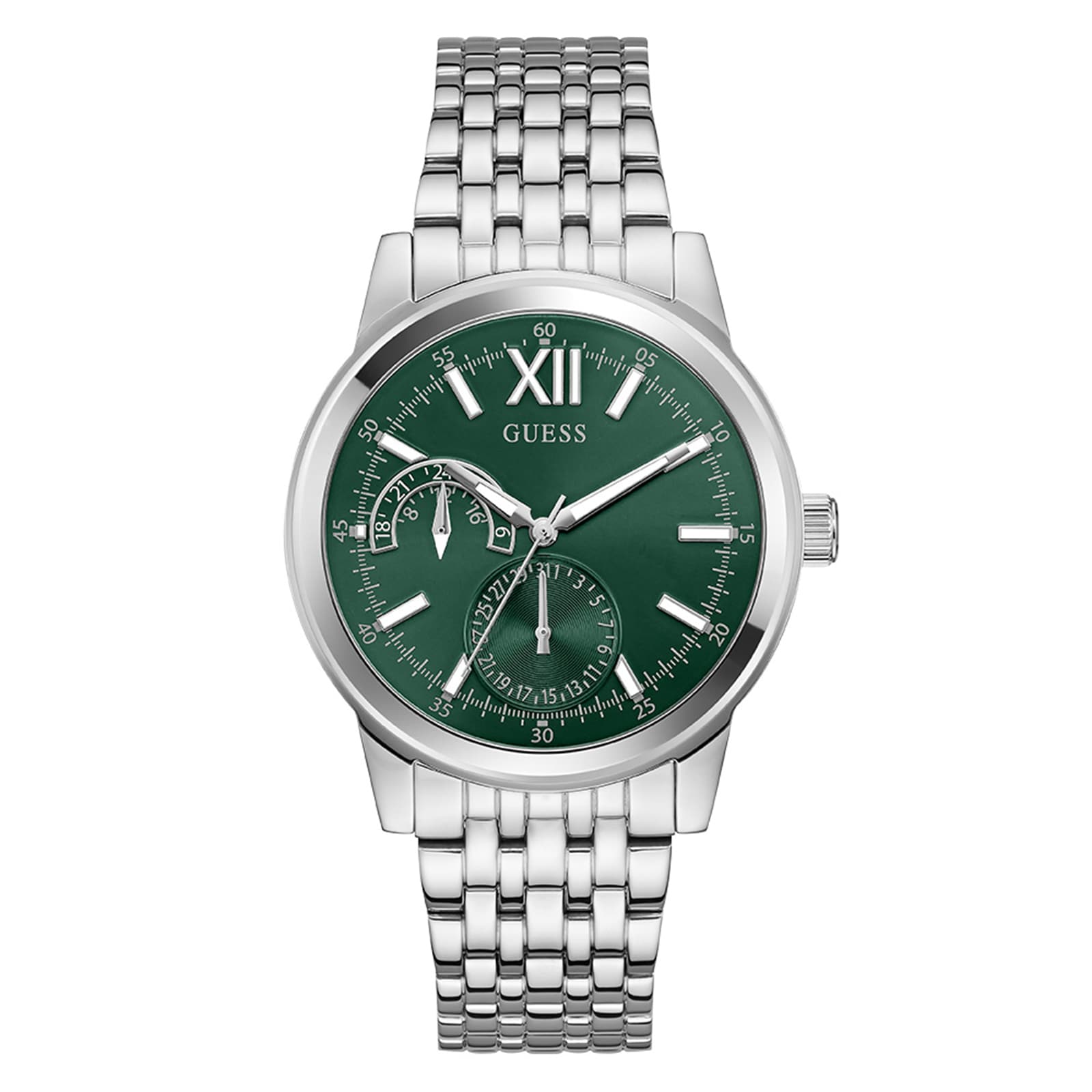 Guess Emerson 42mm Mens Watch Green