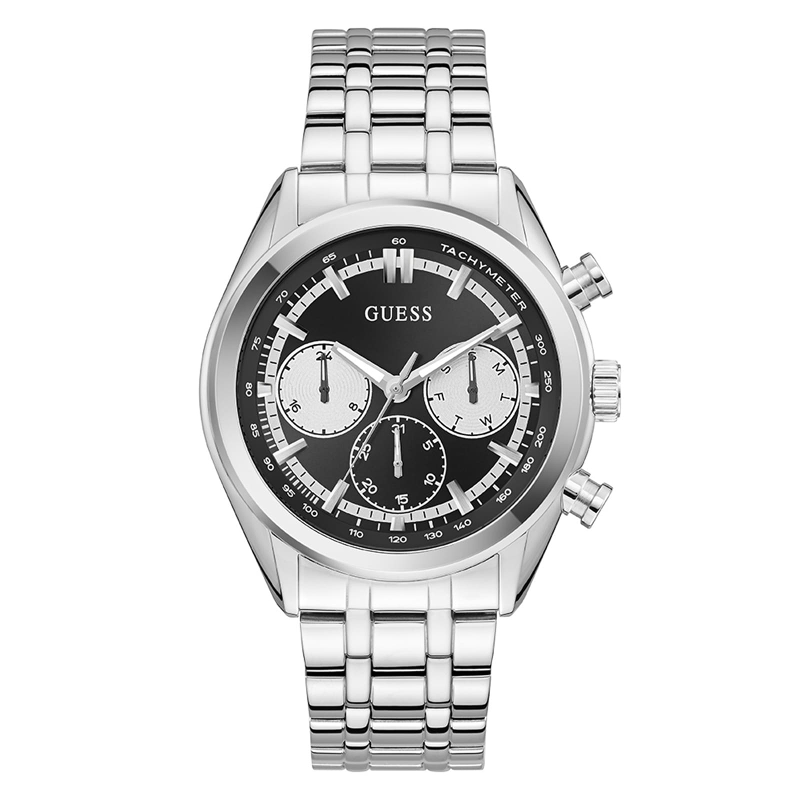 Guess Dawson 44mm Mens Watch Black