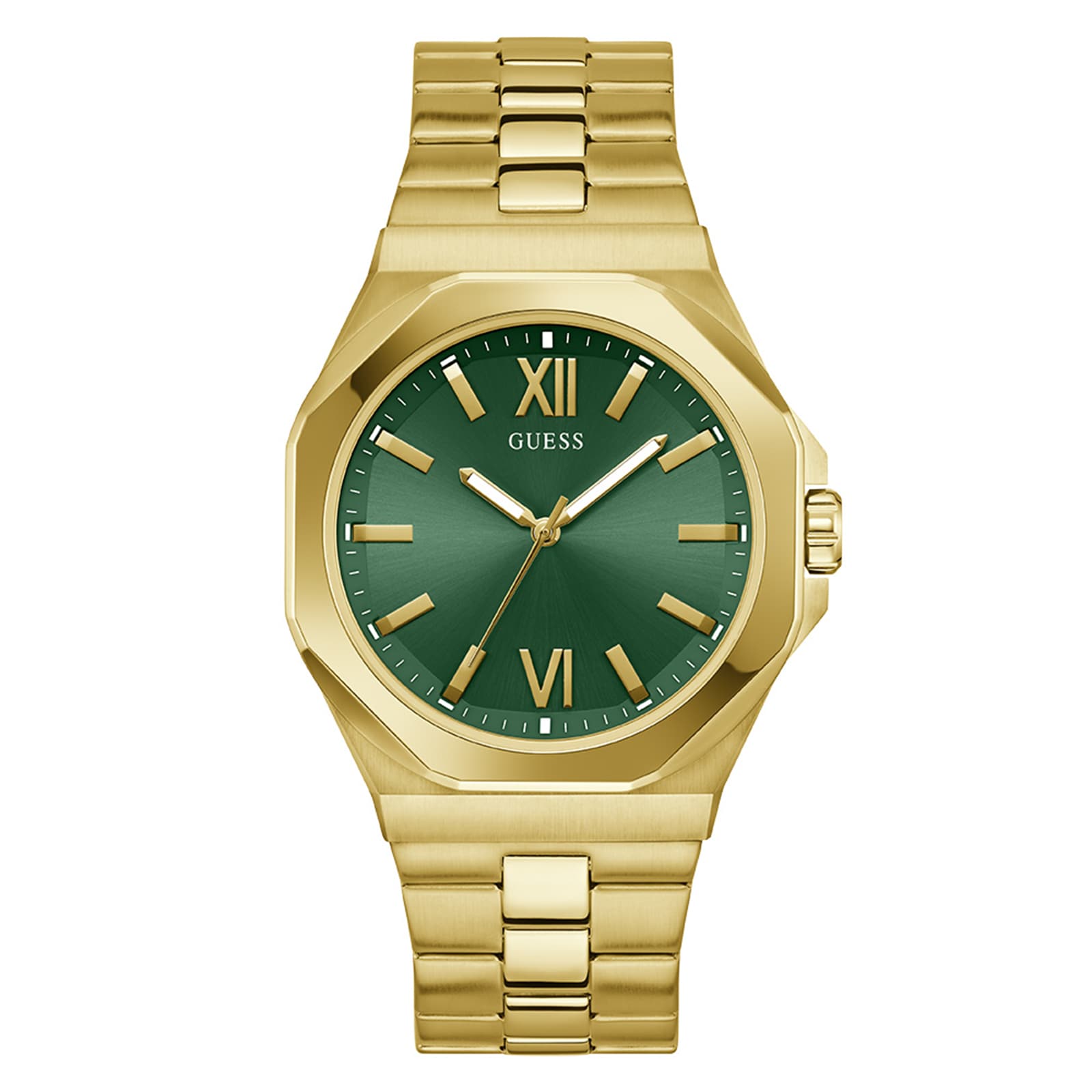 Guess Emperor 42mm Mens Watch Green