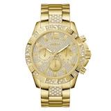 Guess Majestic 48mm Mens Watch Gold