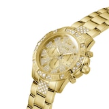 Guess Majestic 48mm Mens Watch Gold