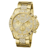 Guess Majestic 48mm Mens Watch Gold