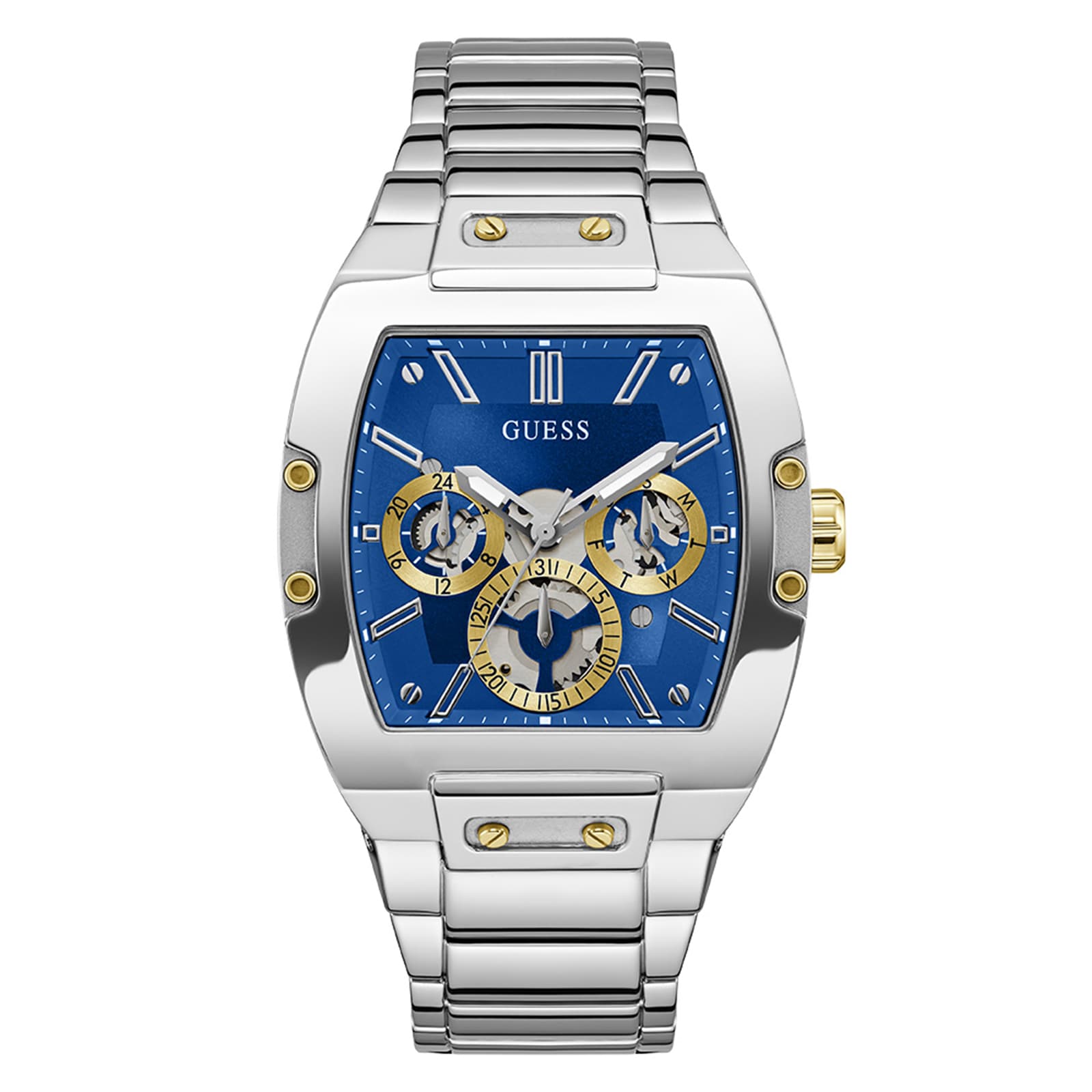 Guess Phoenix 42mm Mens Watch Blue