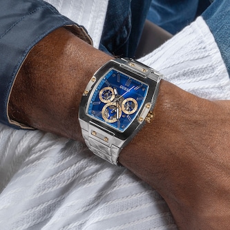 Guess Phoenix 42mm Mens Watch Blue
