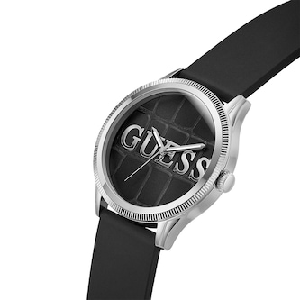 Guess Reputation 44mm Mens Watch Black