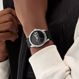 Guess Reputation 44mm Mens Watch Black