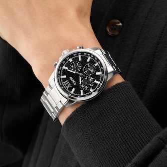 Guess Walker 44mm Mens Watch Black
