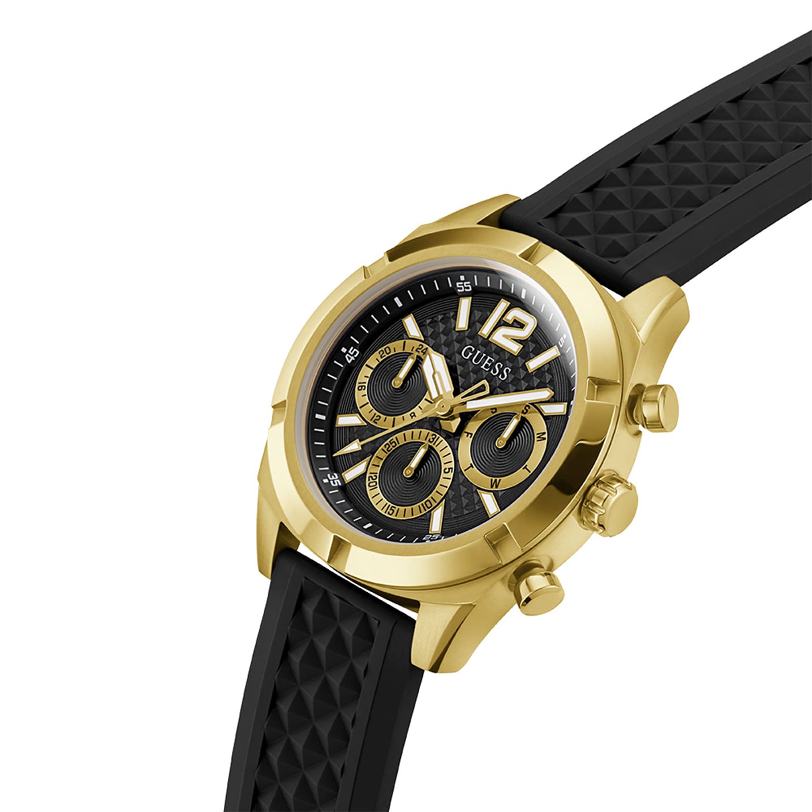 Guess Resistance 44mm Mens Watch Black Guess Resistance 44mm Mens Watch Black