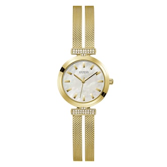 Guess Array 28mm Ladies Watch Mother Of Pearl