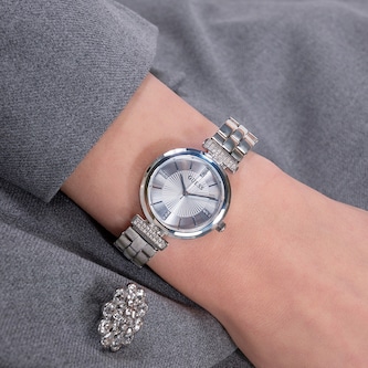 Guess Array 28mm Ladies Watch Silver
