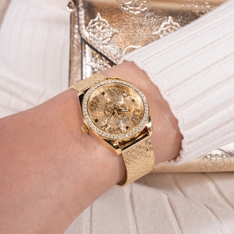Guess Boa 32mm Ladies Watch Gold