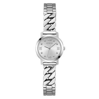 Guess Chime 25mm Ladies Watch Silver