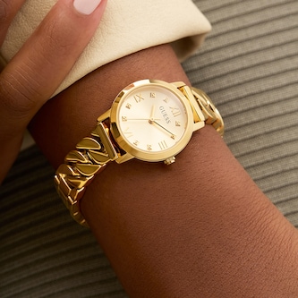 Guess Chime 25mm Ladies Watch Gold