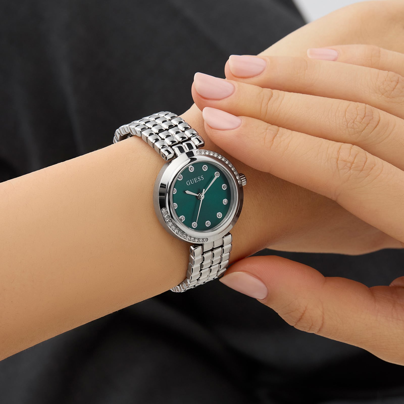 Guess Clara 28mm Ladies Watch Green