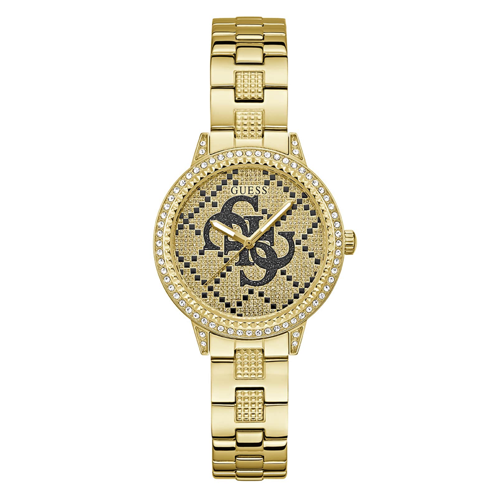 Guess G Lace 34mm Ladies Watch Gold