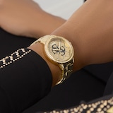 Guess G Lace 34mm Ladies Watch Gold