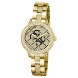Guess G Lace 34mm Ladies Watch Gold