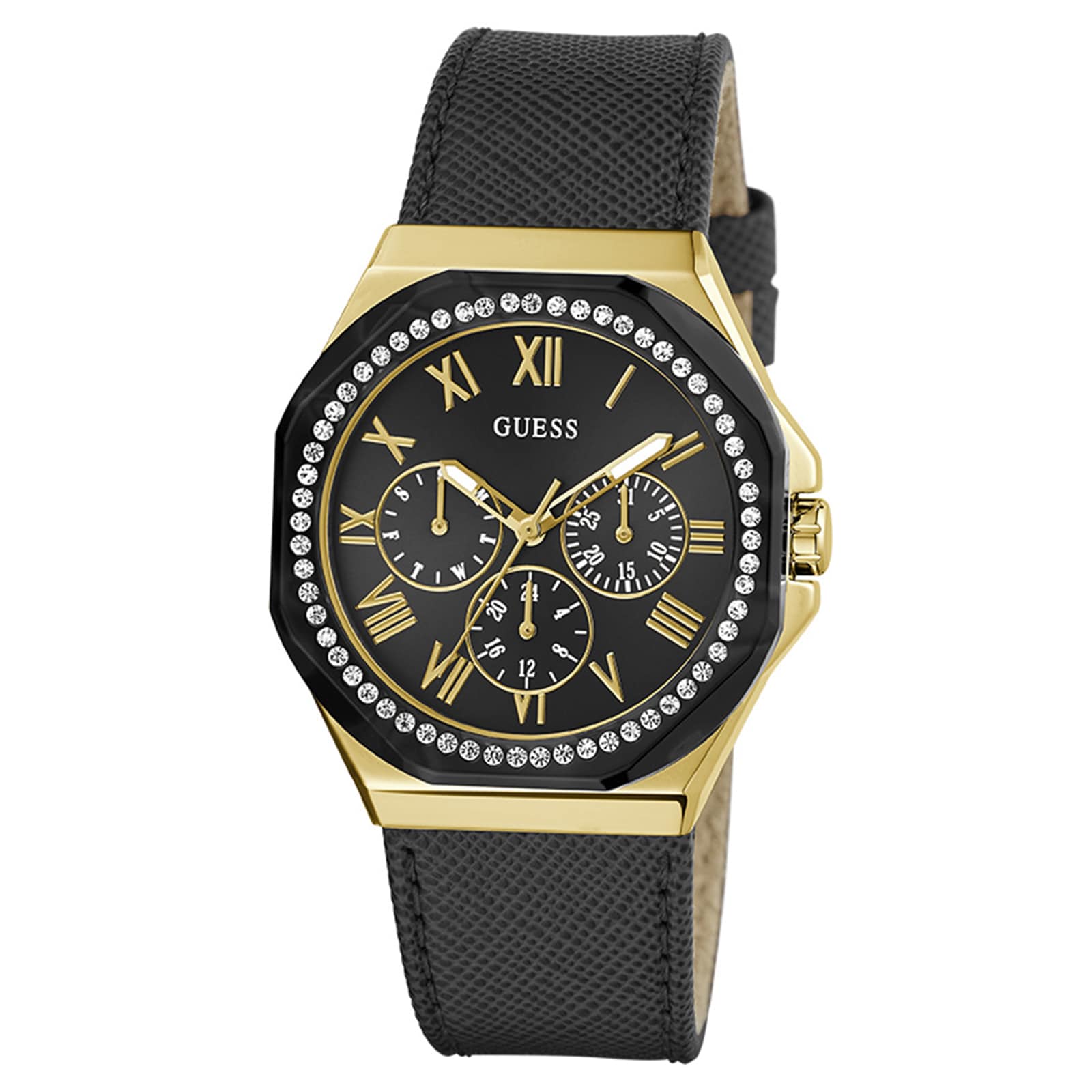 Guess Glaze 36mm Ladies Watch Black