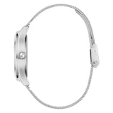 Guess Glitz Plaque 34mm Ladies Watch Silver