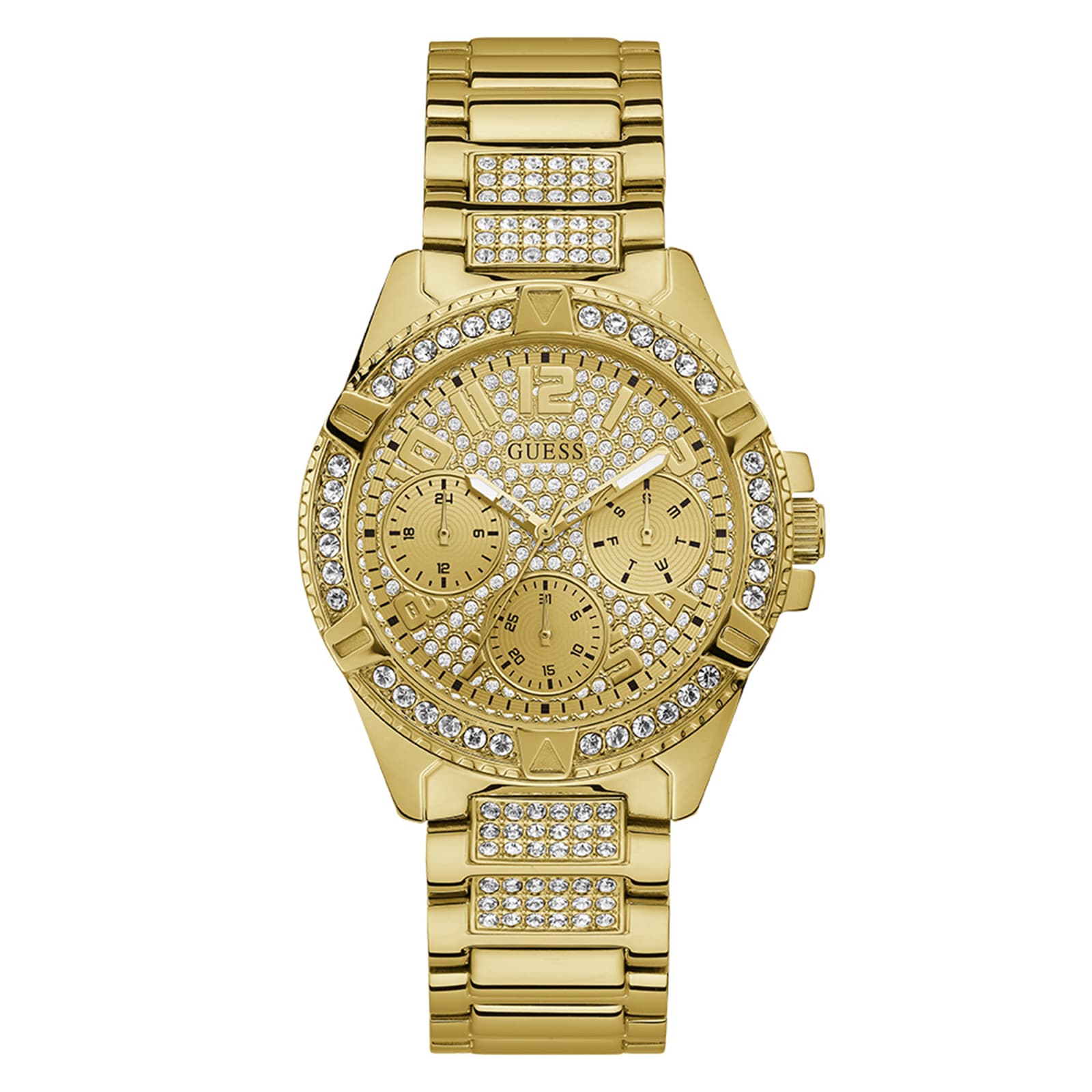 Guess Lady Frontier 40mm Ladies Watch Gold Guess Lady Frontier 40mm Ladies Watch Gold