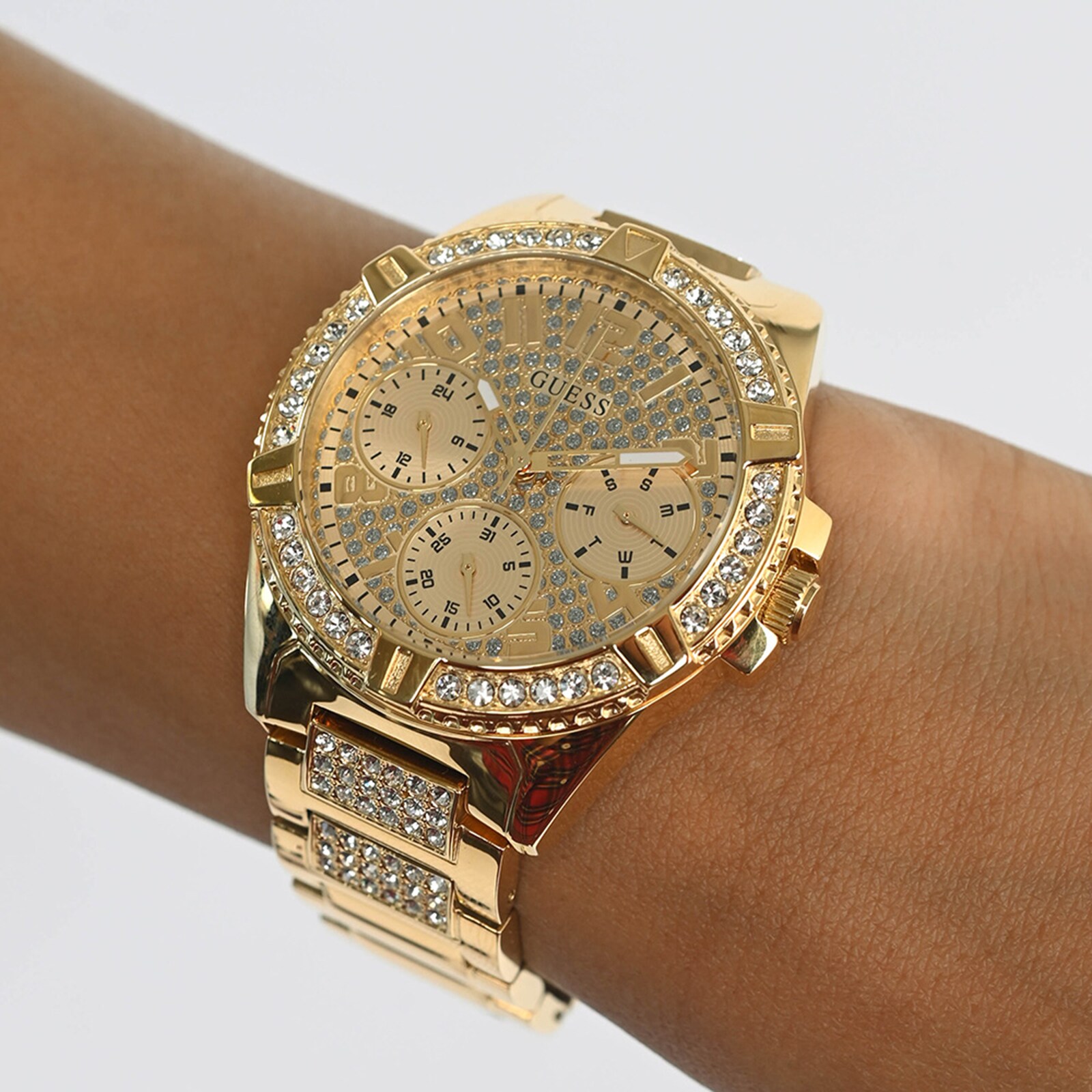 Guess Lady Frontier 40mm Ladies Watch Gold Guess Lady Frontier 40mm Ladies Watch Gold