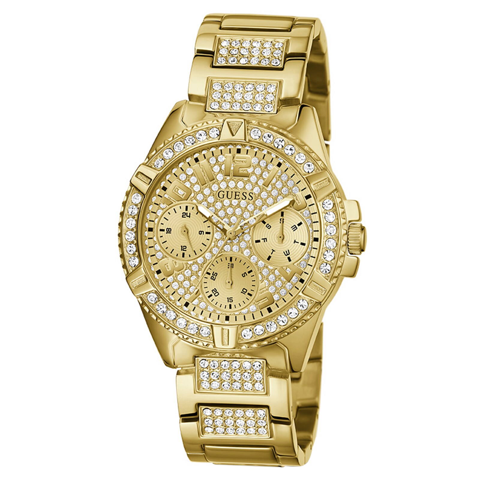 Guess Lady Frontier 40mm Ladies Watch Gold Guess Lady Frontier 40mm Ladies Watch Gold