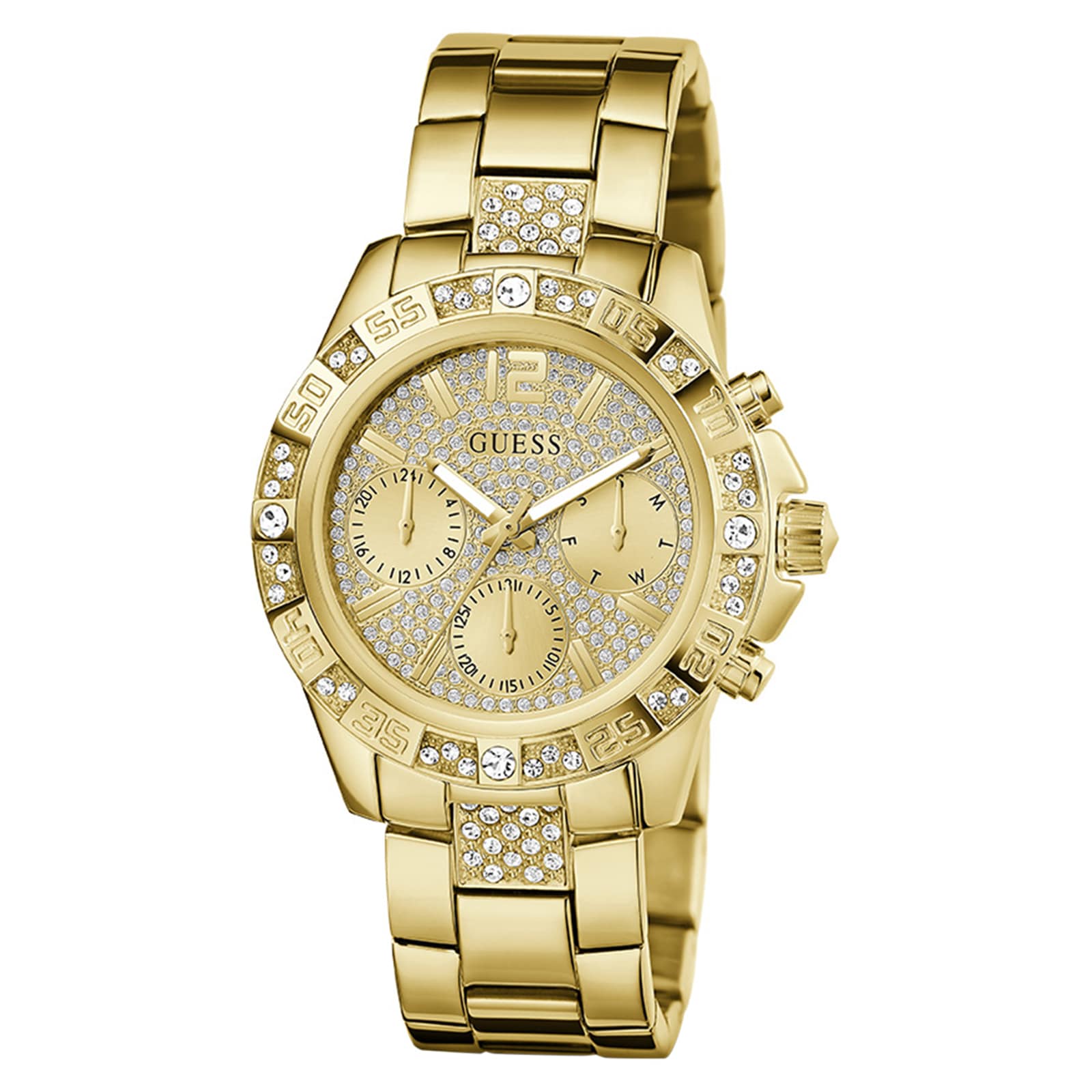 Guess Majesty 40mm Ladies Watch Gold