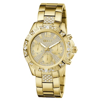 Guess Majesty 40mm Ladies Watch Gold