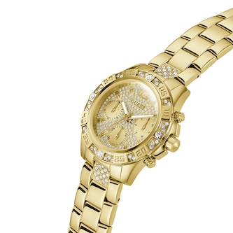 Guess Majesty 40mm Ladies Watch Gold