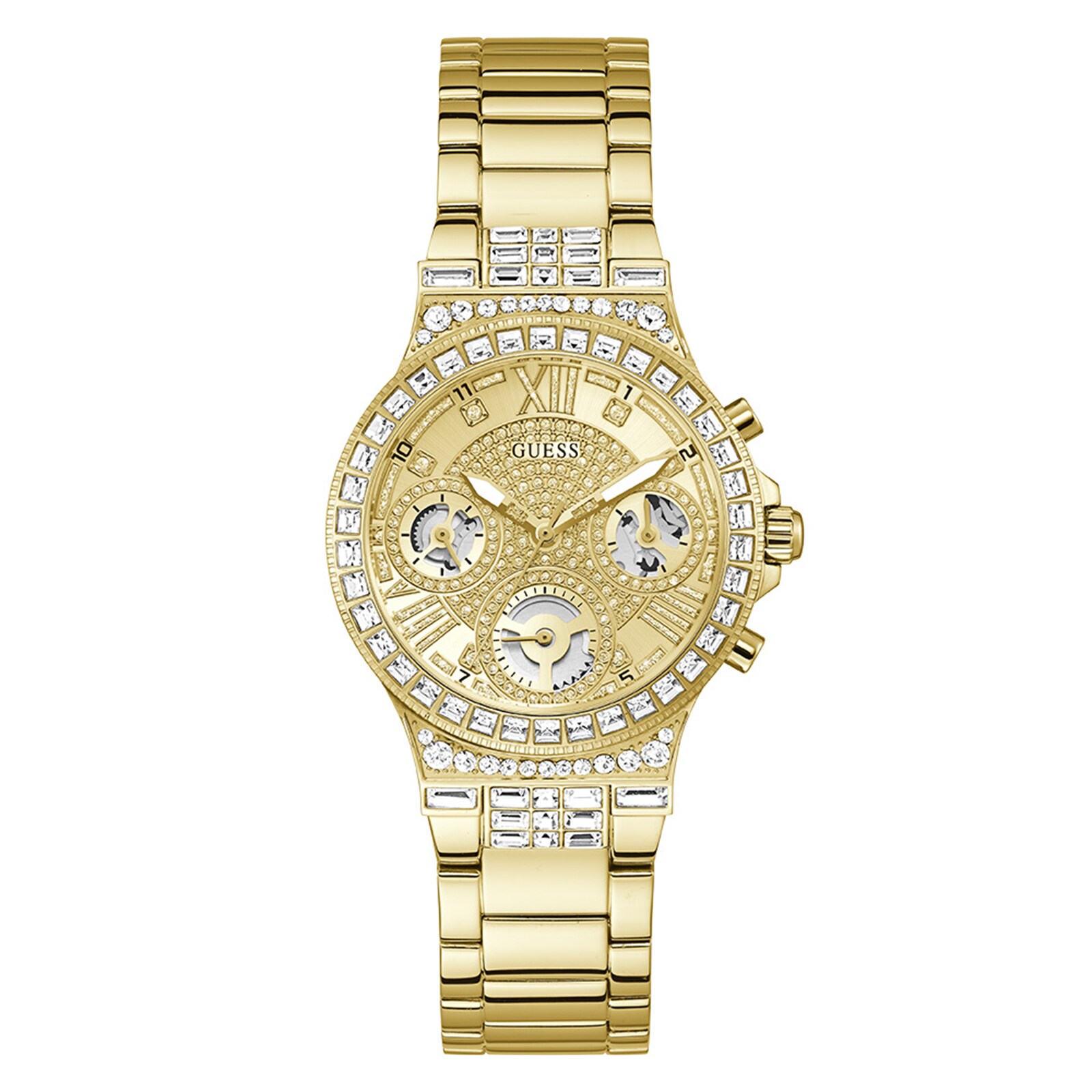 Guess Moonlight 36mm Ladies Watch Gold