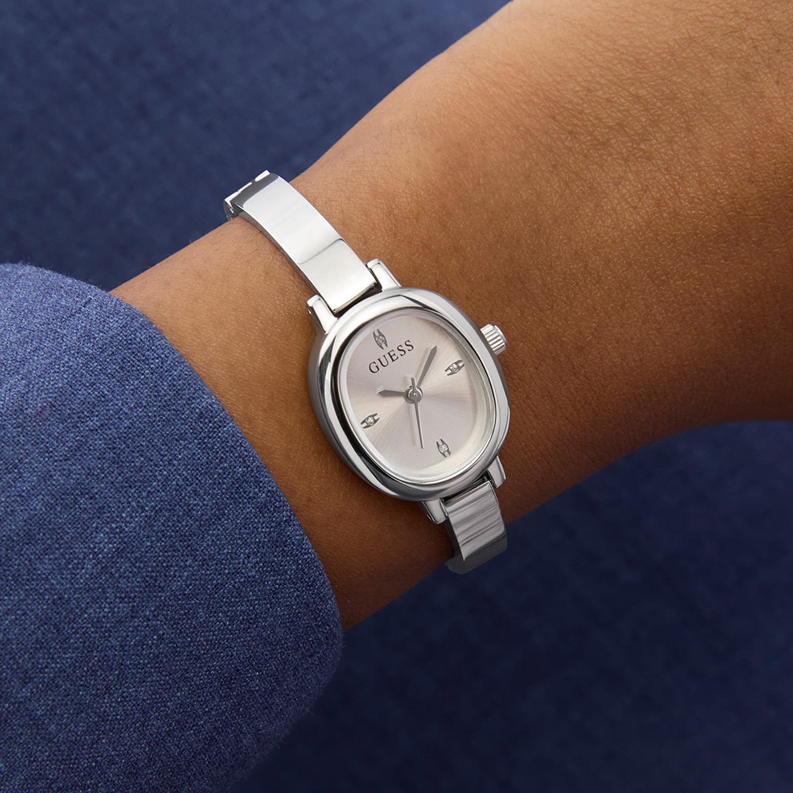 Guess Penelope 21mm Ladies Watch Silver Guess Penelope 21mm Ladies Watch Silver