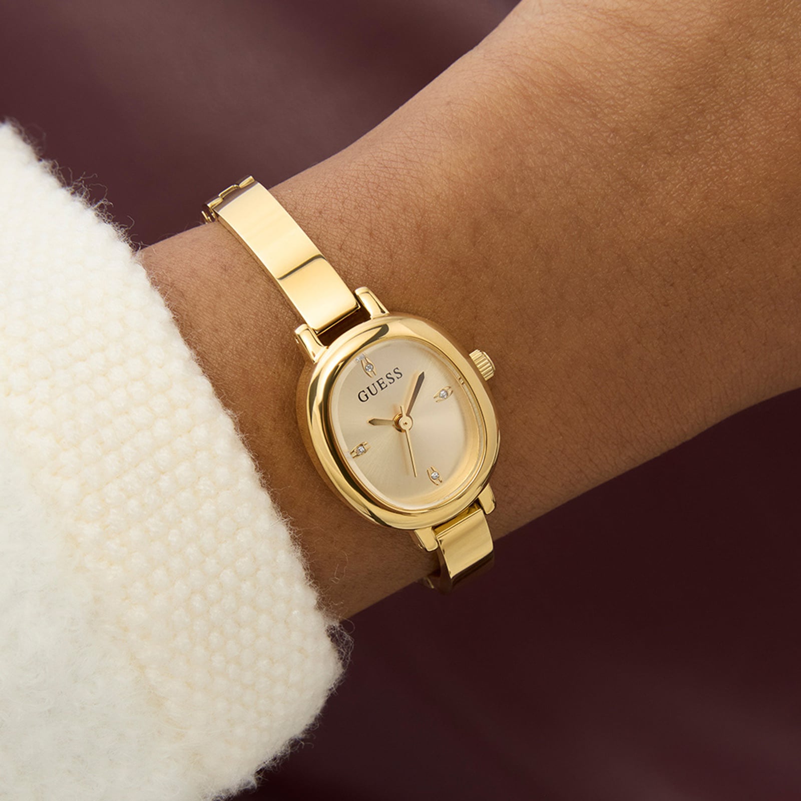 Guess Penelope 21mm Ladies Watch Gold Guess Penelope 21mm Ladies Watch Gold