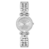 Guess Ribbon 30mm Ladies Watch Silver