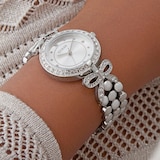 Guess Ribbon 30mm Ladies Watch Silver
