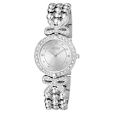 Guess Ribbon 30mm Ladies Watch Silver