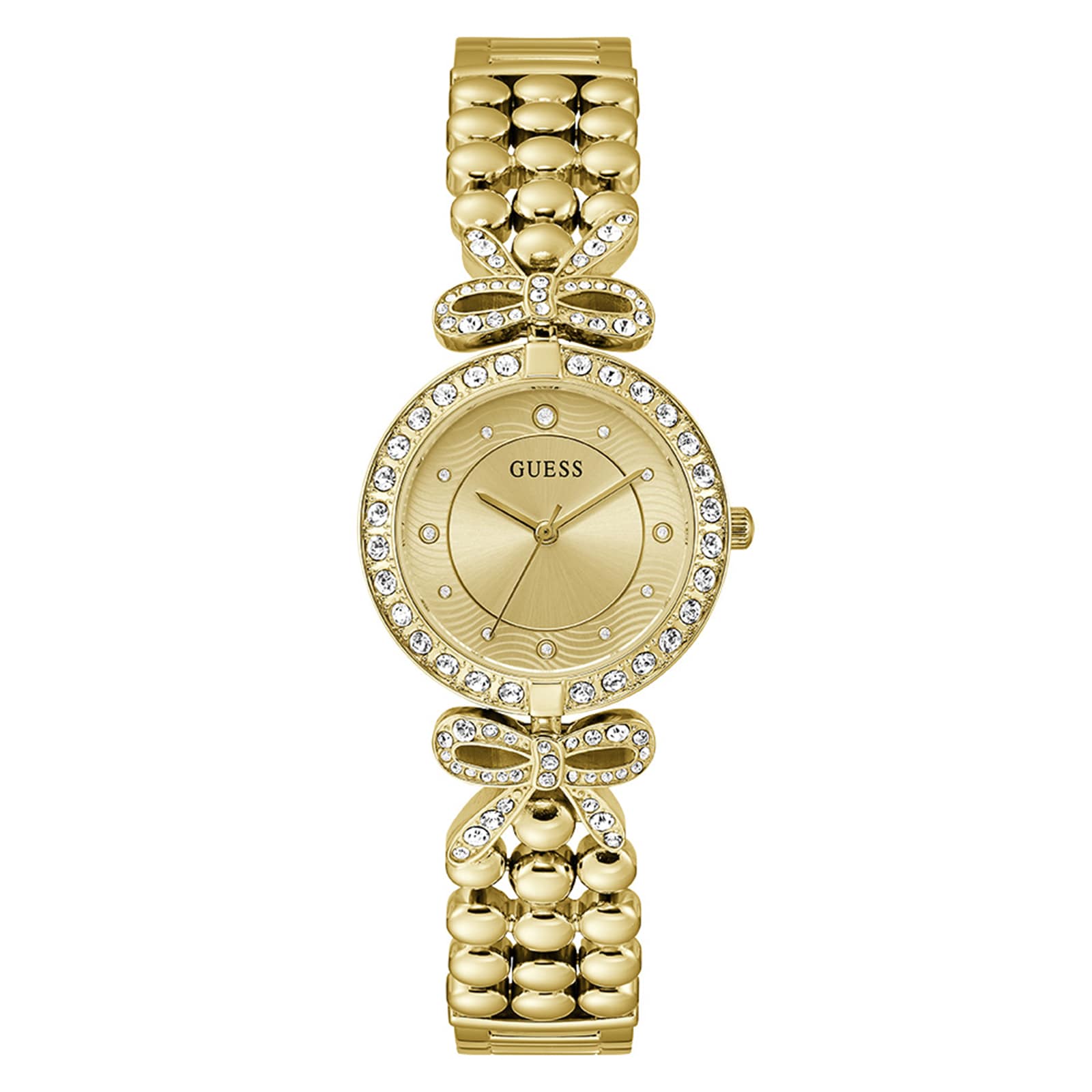 Guess Ribbon 30mm Ladies Watch Gold