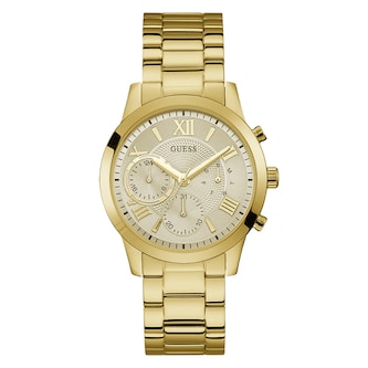 Guess Solar 40mm Ladies Watch Gold