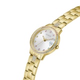 Guess Three Of Hearts 34mm Ladies Watch Silver