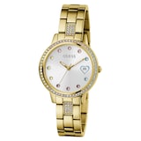 Guess Three Of Hearts 34mm Ladies Watch Silver