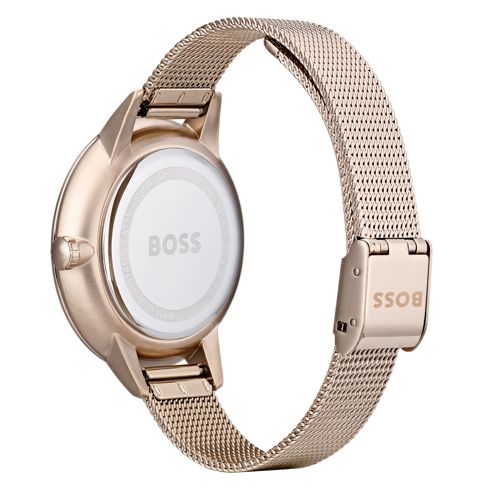 Black hugo boss women's watch best sale