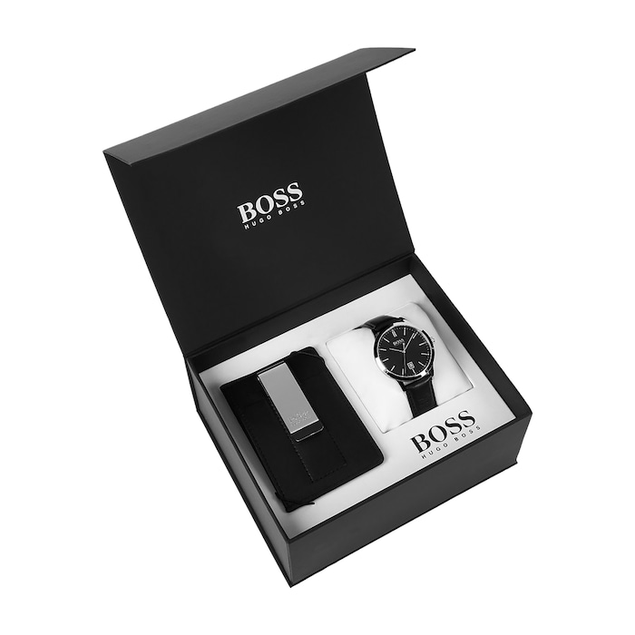 BOSS Watch & Cardholder Gift Set 40mm
