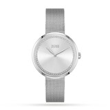 BOSS Praise Crystal Mesh Bracelet Strap Watch, Silver Ladies Watch 36mm