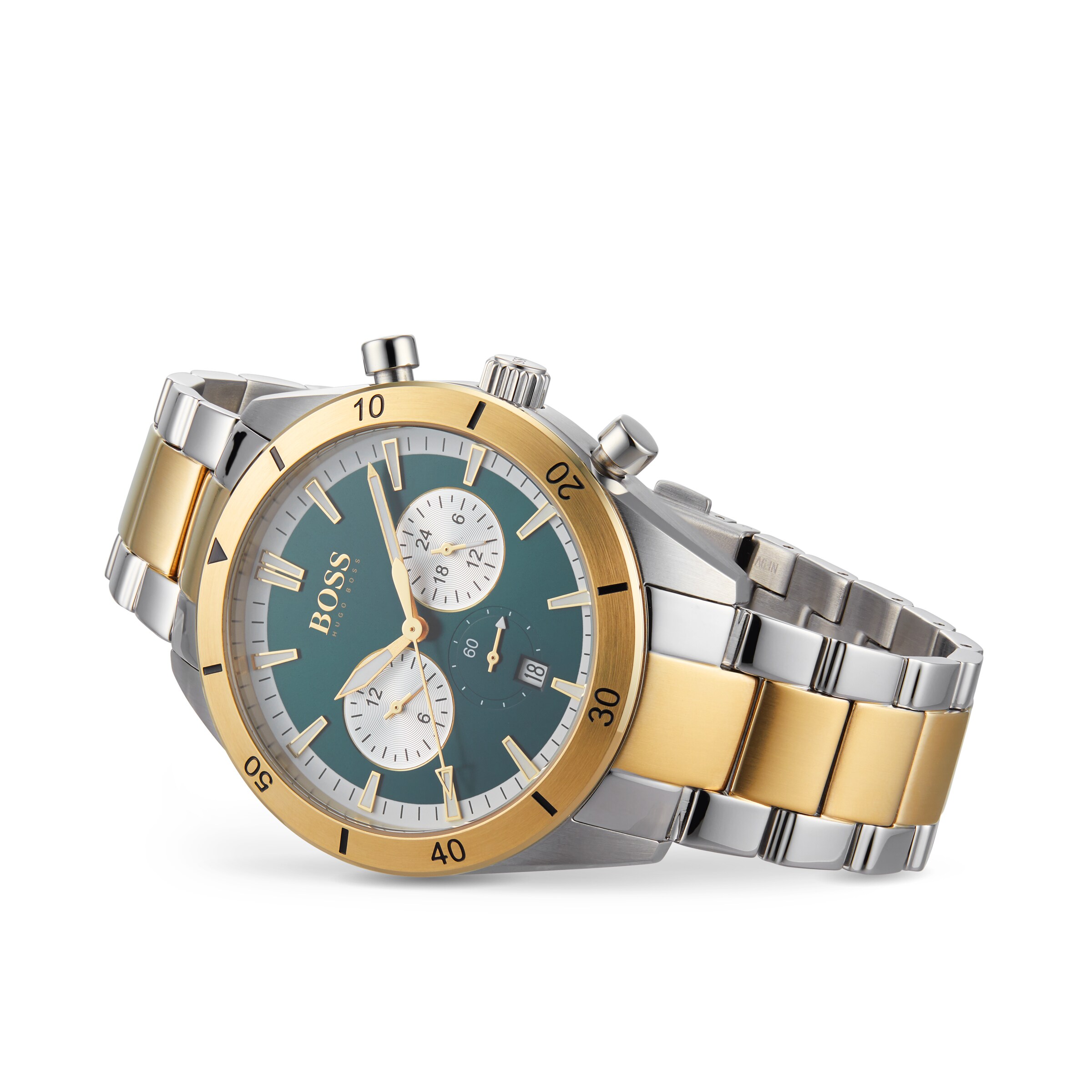 hugo boss santiago watch green