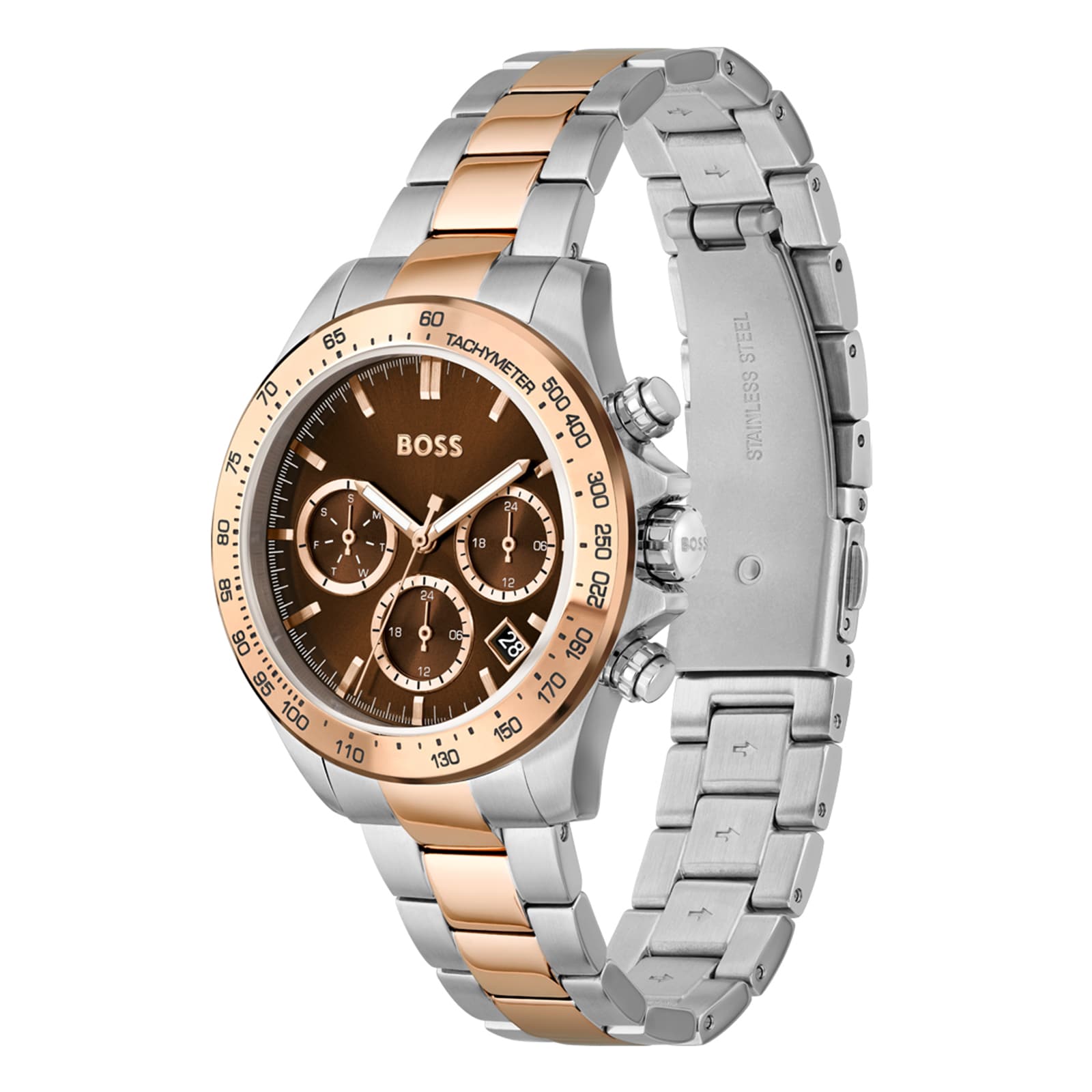 HUGO BOSS Watches Womens, Rose, Gold & Silver HUGO BOSS Ladies Watches ...