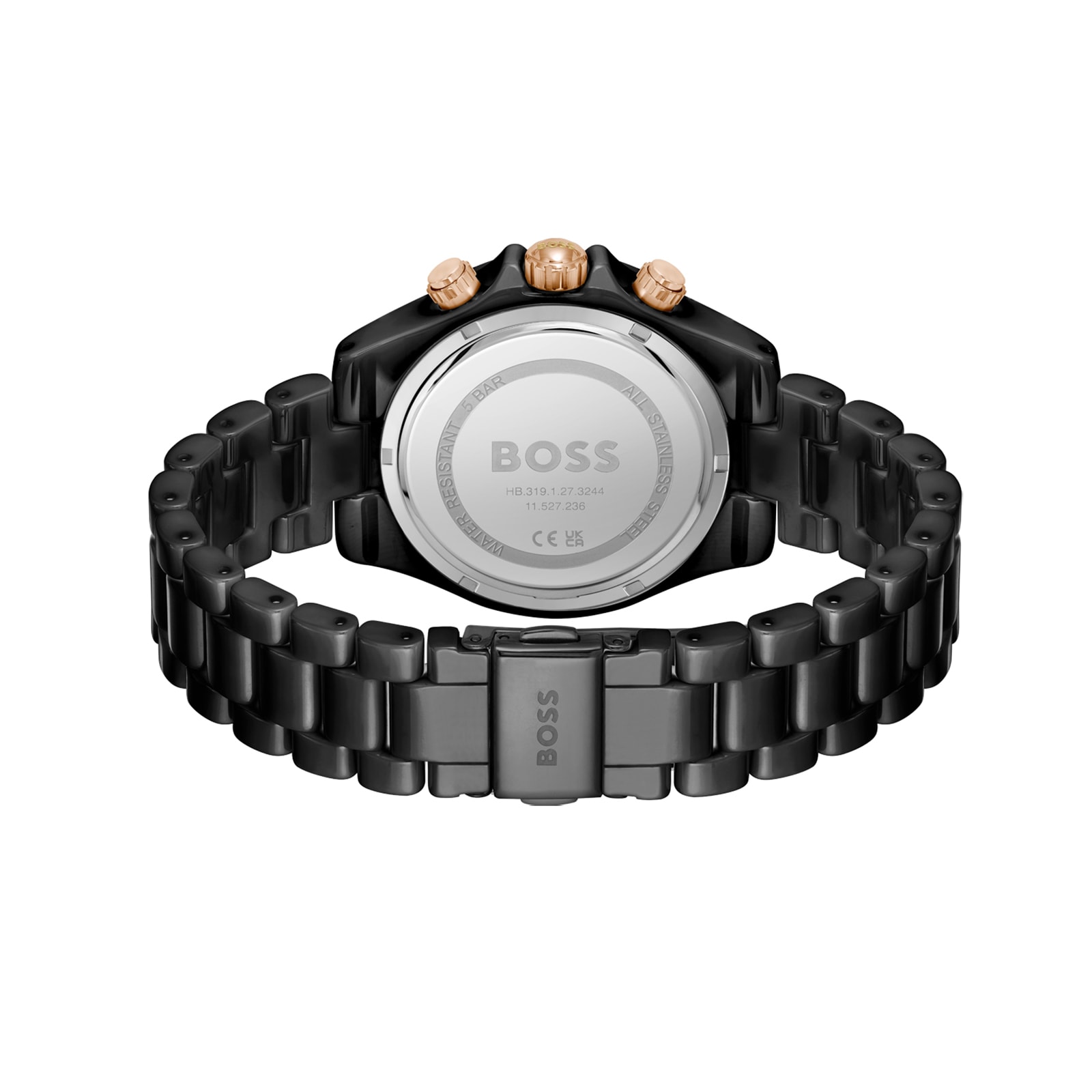 Hugo boss outlet black ceramic watch